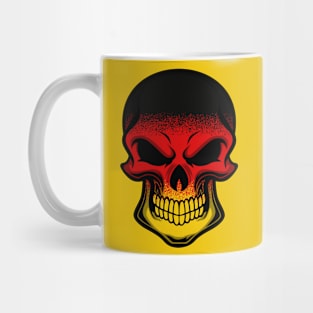 FLAG OF GERMANY ON SKULL EMBLEM Mug